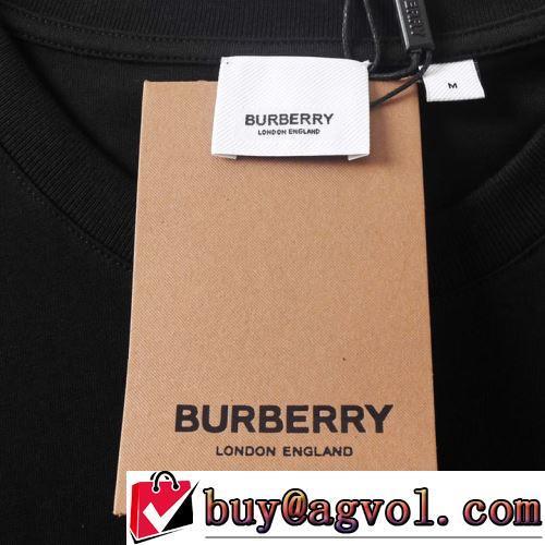 ランキング1位 BURBERRYスーパーコピー 代引 半袖Tシャツ 2色可選 優しいフィット感 2022春夏 シンプル