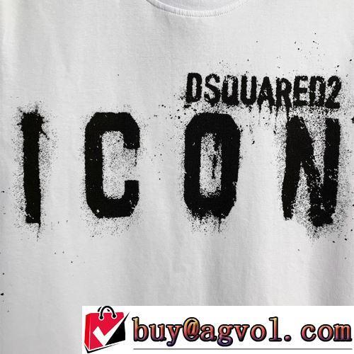2022春夏 シンプル 2色可選 半袖Tシャツ 希少価値大！DSQUARED2コピーブランド 優しいフィット感