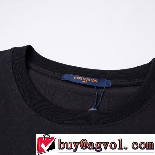 細身のシルエット ルイ ヴィトンコピー 2022春夏 ラウンドネック 半袖Tシャツ 注目のアイテム