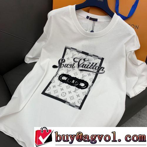 ルイ ヴィトンスーパーコピー 代引 2色可選 クールビズ 数に限りがある 半袖Tシャツ 2022春夏 レジャー
