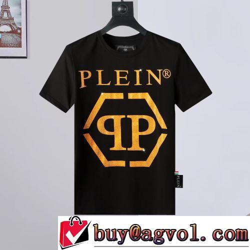 半袖Tシャツ PHILIPP PLEINスーパーコピー 2022春夏 上品に着こなせ 3色可選 タイトフィット