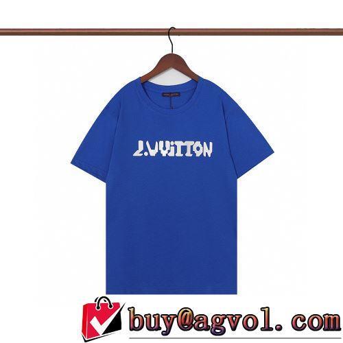 人気新品★超特価★ LOUIS VUITTONスーパーコピー 激安 3色可選 2022春夏 半袖Tシャツ 柔らかい手触り カジュアル