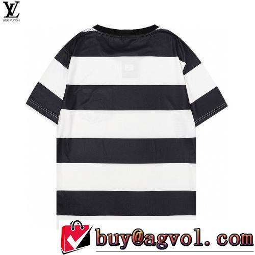 海外セレブ愛用 クールビズ 2色可選 LOUIS VUITTONブランドスーパーコピー 2022春夏 半袖Tシャツ 体の運動機能を助け