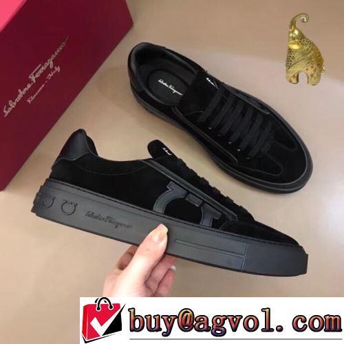 スエード ジョギング 着用 2022新作 FERRAGAMOコピー 先行販売 カジュアルシューズ