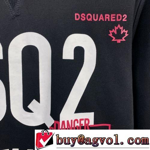 プリント柄 人気ブランド DSQUARED2コピーブランド 2022新作 リブ付 プルオーバーパーカー