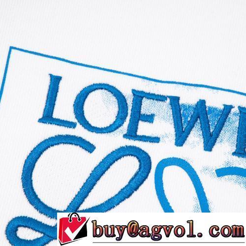 2色可選 刺繍使い お洒落に魅せる LOEWEスーパーコピー 2022新作 プルオーバーパーカー 肌に馴染みやすい
