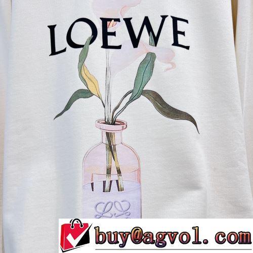2022新作 プルオーバーパーカー 2色可選 防寒機能ある LOEWEスーパーコピー お洒落に魅せる プリント柄