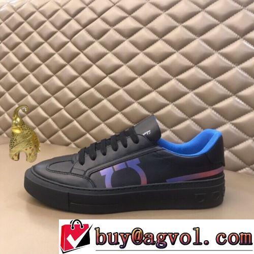 FERRAGAMO偽物ブランド ローヒール 2022新作 抗菌・防臭加工 豊富なサイズ 2色可選