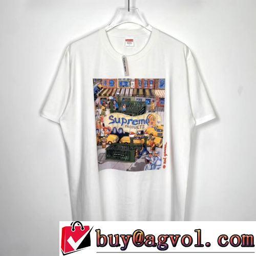 2022春夏 目玉商品 使い勝手抜群 シュプリームコピーブランド 2色可選 半袖Tシャツ 柔らかい手触り