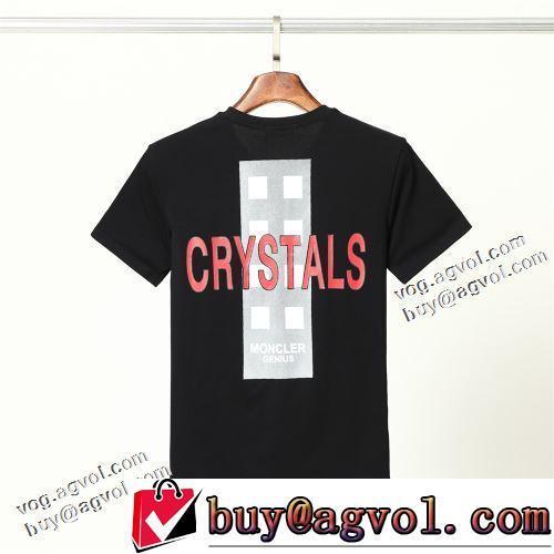ラウンドネック 半袖Tシャツ おすすめ/オススメ 2色可選 2022春夏 柔らかい手触り ラックスした雰囲気 モンクレールコピー