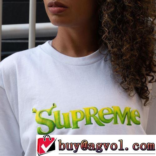 存在感のある 4色可選 半袖Tシャツ 自分らしいスタイリング Supreme 21fw Shrek Tee 着回し度抜群 シュプリームスーパーコピー 2022春夏