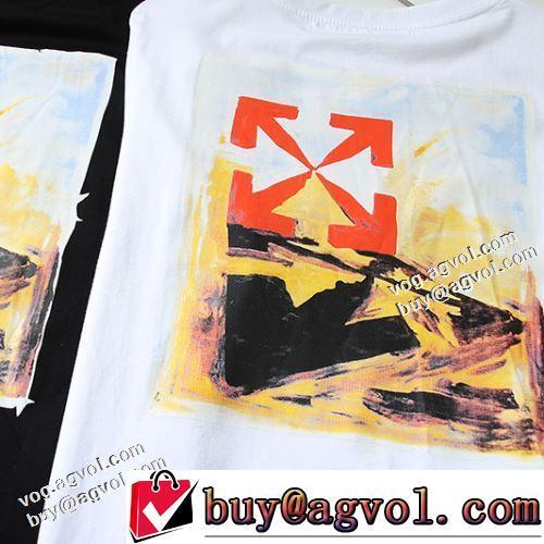収縮性のある 2色可選 OFF-WHITE オフホワイトスーパーコピー 激安 着回し度抜群 2022新作 半袖Tシャツ