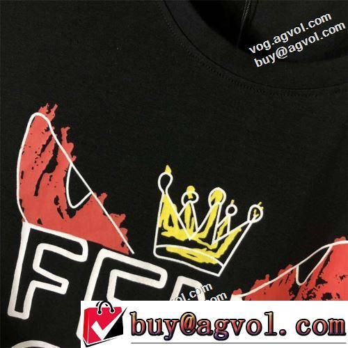 2色可選 デザイン性の高い 高品質 大人気再登場 フェンディスーパーコピー 半袖Tシャツ 柔らかい手触り 2022新作