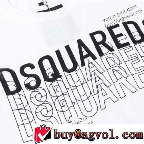 DSQUARED2偽物ブランド 2022春夏 自分らしいスタイリング 半袖Tシャツ 着心地満点 2色可選 収縮性のあ
