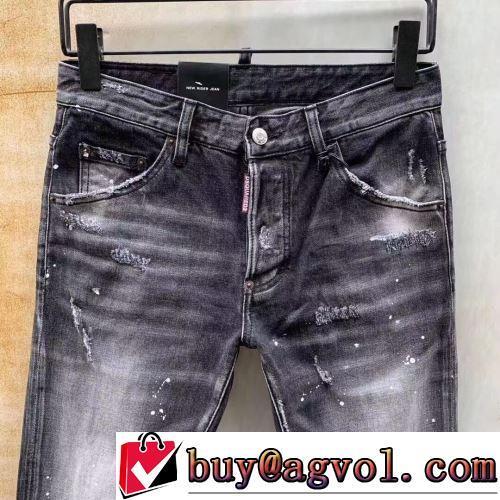 2022春夏 DSQUARED2ブランドコピー ウルトラストレッチ デニムパンツ 綺麗に決まるフォルム！バックポケット付