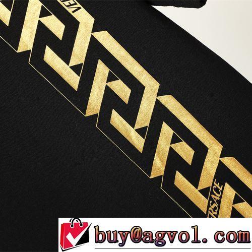 2022春夏 半袖Tシャツ 2色可選 クールビズ ラックスした雰囲気 VERSACEブランド 偽物 通販 着心地抜群