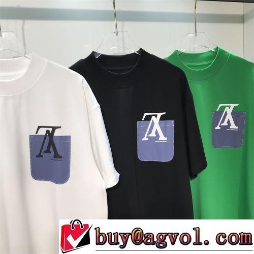 LOUIS VUITTON偽物ブランド 半袖Tシャツ 3色可選 高級感ある 着心地満点 2022春夏