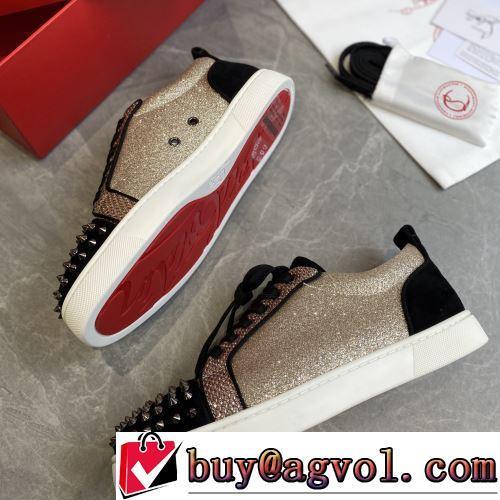 フラットシューズ ファッション 人気 2022新作 CHRISTIAN LOUBOUTINブランド 偽物 通販 大人の雰囲気抜群 クッション加工