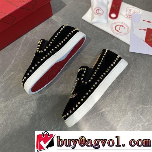 人気 ランキング モカシンシューズ 2022新作 紐なし CHRISTIAN LOUBOUTINスーパーコピー 脱ぎ履きしやすい/着脱しやすい