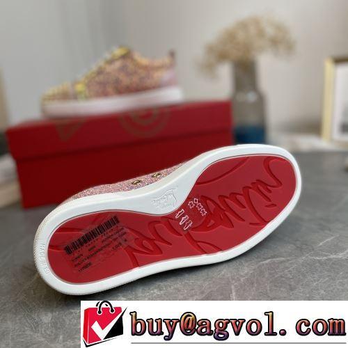 2022新作 最安値に挑戦 フラットシューズ ポップ クッション加工 着用 CHRISTIAN LOUBOUTINブランド コピー