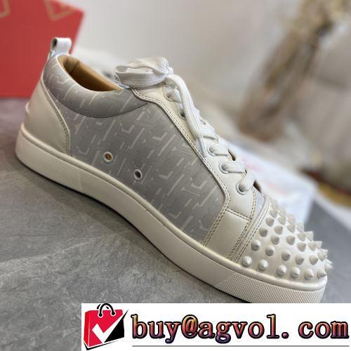 先行販売 2022新作 ナチュラルな素材感 防水機能に優れ CHRISTIAN LOUBOUTINコピー フラットシューズ
