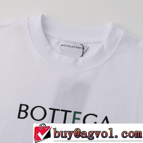 2色可選 2022春夏 最安値に挑戦 半袖Tシャツ ボッテガ ブランドブランド コピー ラウンドネック 柔らかい手触り
