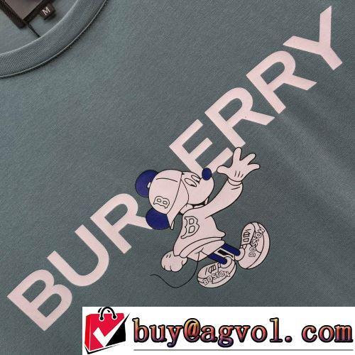 上品な輝きを放つ形 半袖Tシャツ 3色可選 2022春夏 自然な肌触り BURBERRYブランド 偽物 通販