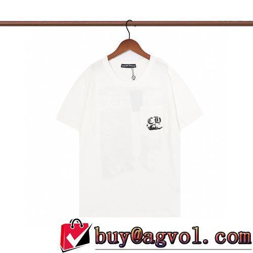 2色可選 クロムハーツコピーブランド シックスタイルに活躍 快適な着心地 半袖Tシャツ 2022春夏 吸汗性に優れ