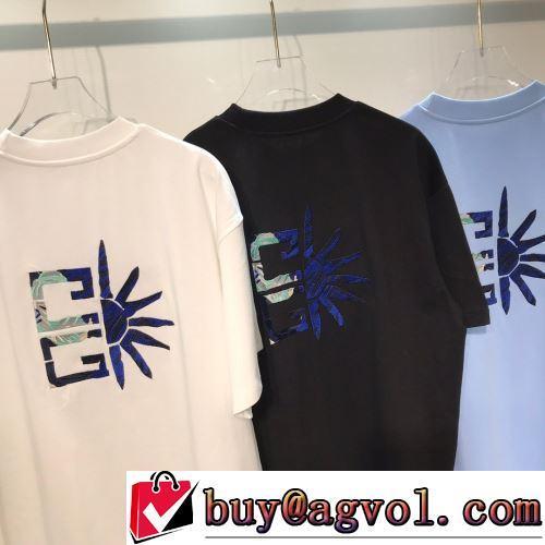 2022春夏 着心地満点 ジバンシィコピーブランド 利便性に優れ 半袖Tシャツ ラウンドネック 3色可選