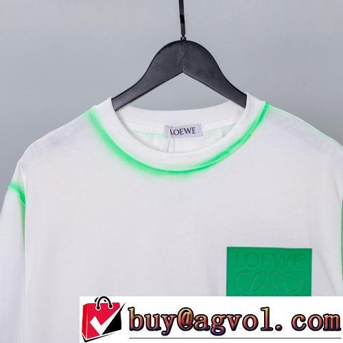 2022春夏 ロエベブランドコピー カジュアル 海外限定ライン 半袖Tシャツ 流行に関係なく長年愛用できる 2色可選