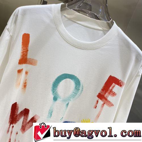 2022春夏 ラックスした雰囲気 高品質 人気 半袖Tシャツ 2色可選 優しいフィット感 ロエベブランドコピー