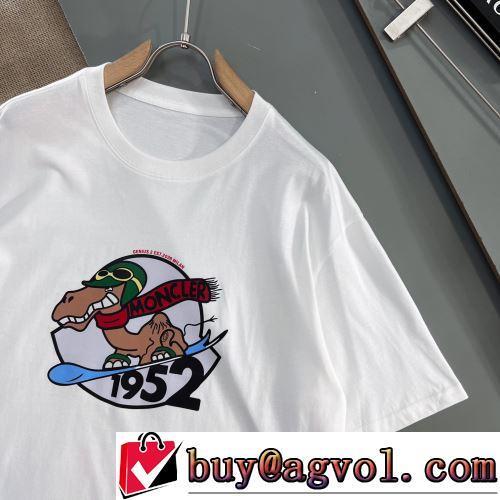 大絶賛の履き心地! 2022春夏 モンクレールブランド コピー 2色可選 カジュアル 半袖Tシャツ ラックスした雰囲気