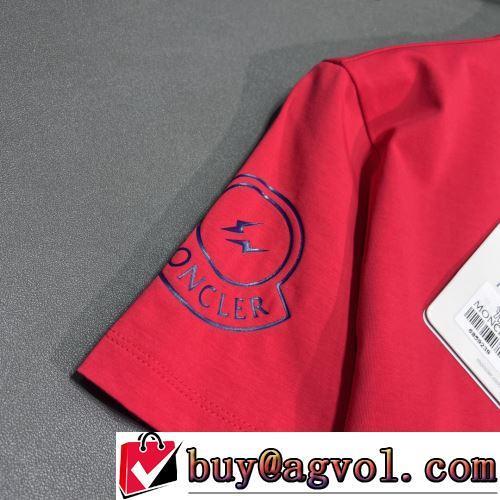 高品質 人気 半袖Tシャツ 肌に馴染みやすい 2022春夏 高品質 モンクレールスーパーコピー 3色可選