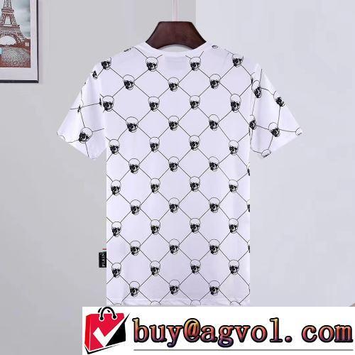 高級感ある 2色可選 半袖Tシャツ 気軽にカジュアルに使える フィリッププレインスーパーコピー 2022春夏