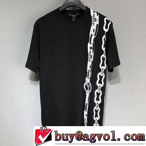 ルイ ヴィトンコピー ブランド 通気性に優れた 半袖Tシャツ 落ち着いた感覚 しわになりにくい 2022春夏 2色可選