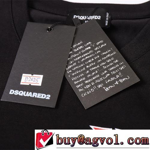 半袖Tシャツ 2022春夏 しわになりにくい 豊富なサイズ DSQUARED2コピー 2色可選 クールビズ