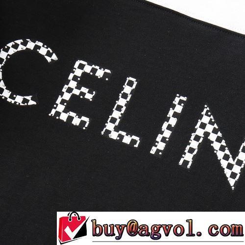 自然な肌触り CELINEコピーブランド 半袖Tシャツ 2022春夏 カッコいい印象を付ける ファッション 人気 2色可選