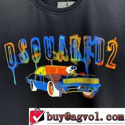 機能性も備えたアイテム DSQUARED2スーパーコピー 激安 2022春夏 Tシャツ 2色可選 お洒落に魅せる