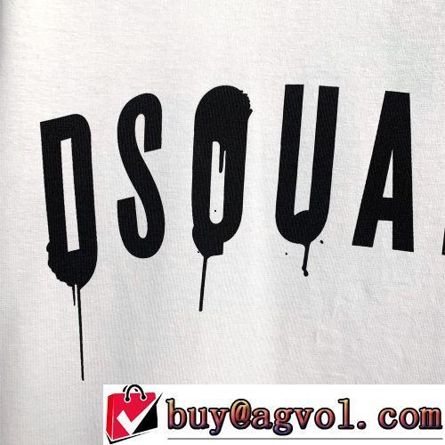 スタイリッシュな印象 ラウンドネック 2色可選 2022春夏 DSQUARED2ブランドコピー 半袖Tシャツ 長く愛用できる