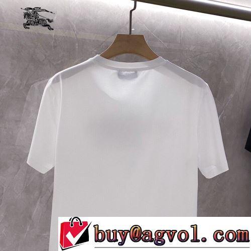2022春夏 シンプル 注目のアイテム 半袖Tシャツ 2色可選 バーバリーコピーブランド しわになりにくい