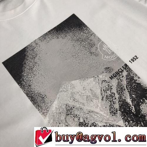 2022春夏 細身のシルエット 2色可選 モンクレールコピー ブランド 利便性に優れ プリント 半袖Tシャツ