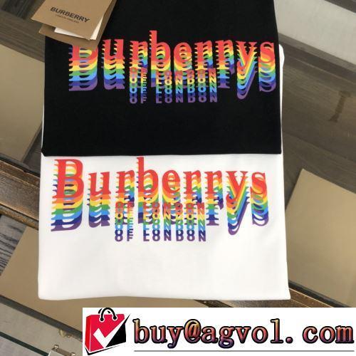 クールビズ 消臭抗菌効果がある BURBERRYブランド 偽物 通販 しわになりにくい 2022春夏 半袖Tシャツ 2色可選 好評でした