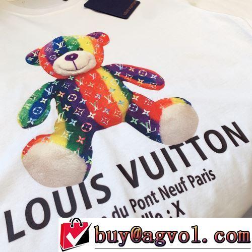 カッコいい印象を付ける LOUIS VUITTON偽物ブランド 2022春夏 半袖Tシャツ 2色可選 風合いが出る オリジナル