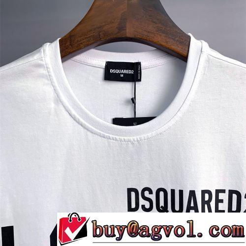 豊富なサイズ 自然な肌触り DSQUARED2スーパーコピー 激安 2色可選 スタイリッシュ 半袖Tシャツ 2022春夏