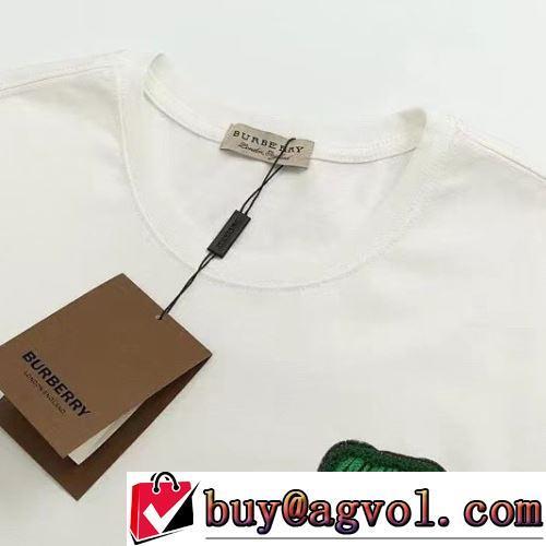 2022春夏 ラウンドネック 使い勝手抜群 半袖Tシャツ 2色可選 BURBERRYブランドスーパーコピー 今買い◎得 スタイリッシュな印象