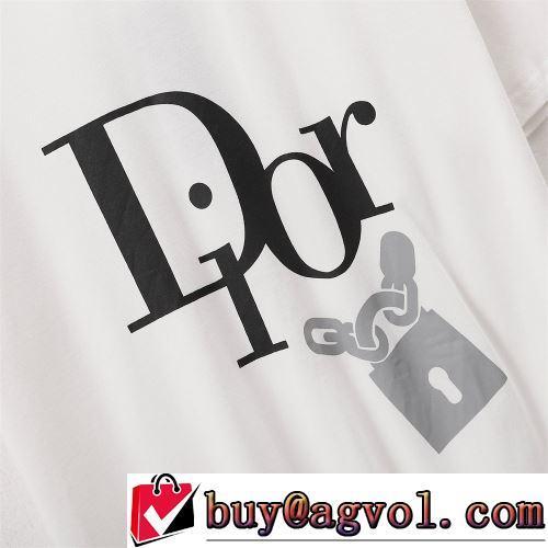 半袖Tシャツ 2022春夏 ラウンドネック 流通限定モデル 2色可選 ディオールスーパーコピー 通気性に優れた