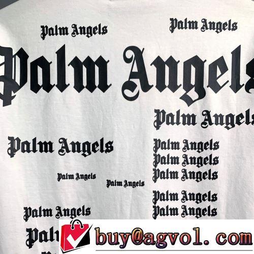人気商品登場 Palm Angels ブランド 偽物 通販 2022春夏 細身のシルエット 2色可選 カジュアル 半袖Tシャツ