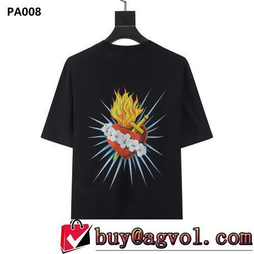 チノパン 狙える優秀アイテム Palm Angels ブランドコピー 2022春夏 半袖Tシャツ 2色可選 体の運動機能を助け
