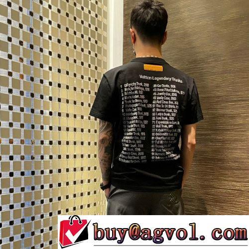 デザイン性の高い 2022春夏 選べる極上 半袖Tシャツ 収縮性のある LOUIS VUITTONスーパーコピー 代引