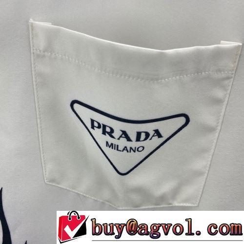半袖シャツ 2022春夏 レジャー PRADAコピーブランド 薄手 カッコいい印象を付ける 高級感ある